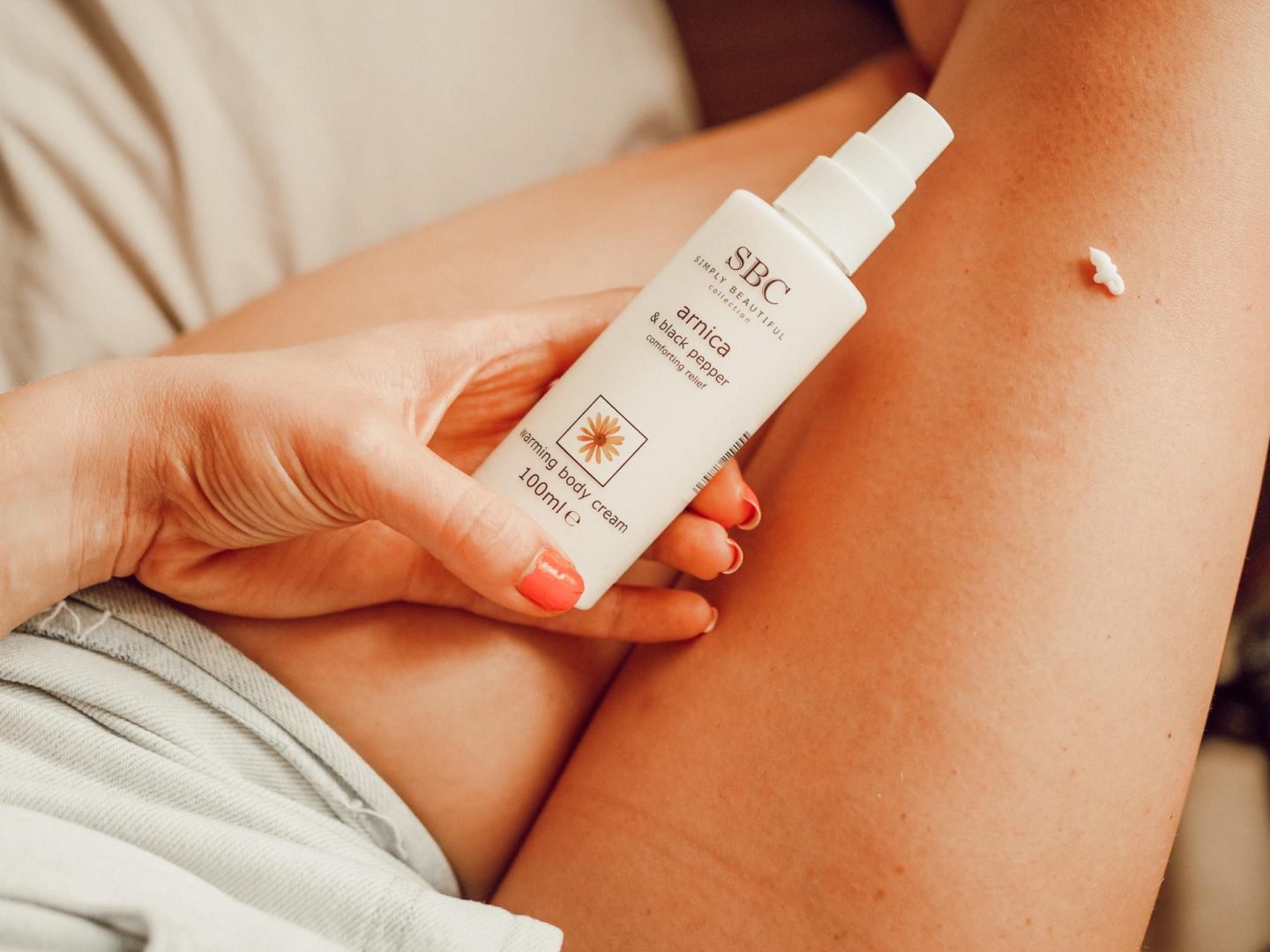 SBC Arnica and Black Pepper Warming Body Cream